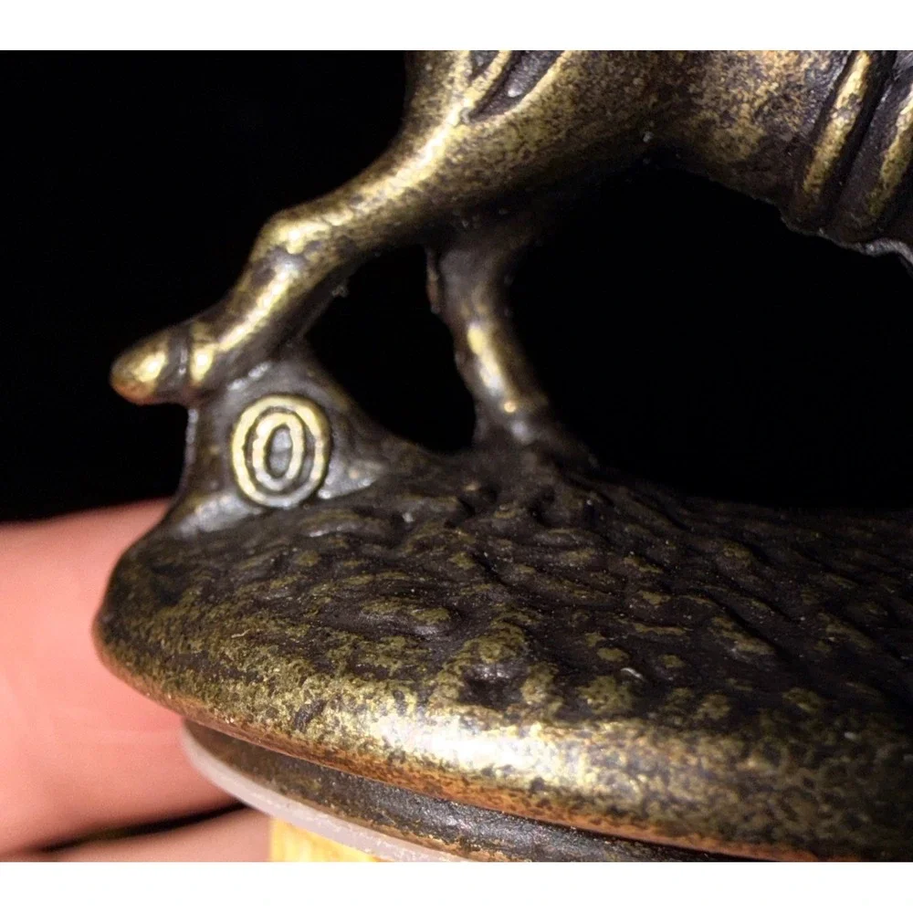 Blanton's Bourbon Bottle Stopper Horse Jockey Letter O Bronze Metal New